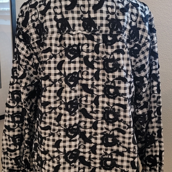 Anthropologie || Pilcro The Whitney Trapeze Buttondown Top Sz1x - Picture 3 of 7